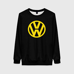 Женский свитшот Volkswagen logo yellow