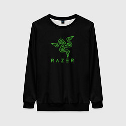 Свитшот женский Razer logo brend, цвет: 3D-черный