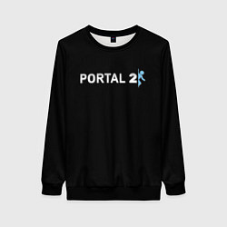 Женский свитшот Portal 2 logo