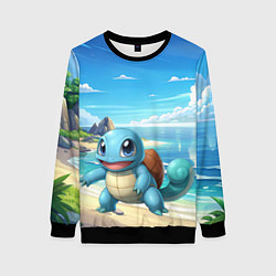 Свитшот женский Pokemon Squirtle, цвет: 3D-черный