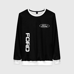 Женский свитшот Ford logo white steel