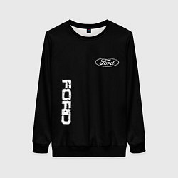 Женский свитшот Ford logo white steel