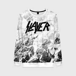 Женский свитшот Slayer white graphite