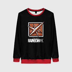 Свитшот женский Том Кленси радуга 6, цвет: 3D-красный