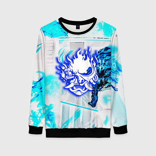 Женский свитшот Samurai logo howl / 3D-Черный – фото 1