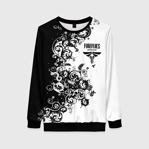 Женский свитшот Одни из нас узор блэк / 3D-Черный – фото 1