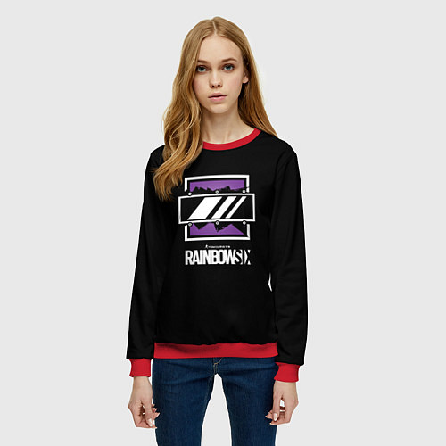 Женский свитшот Tom Clansi ubisoft / 3D-Красный – фото 3