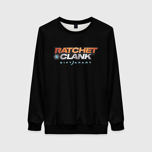 Женский свитшот Ретчет и Кленк / 3D-Черный – фото 1