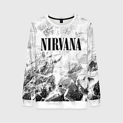 Свитшот женский Nirvana white graphite, цвет: 3D-белый