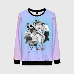 Свитшот женский Stray Kids family photo, цвет: 3D-черный