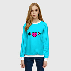 Свитшот женский BT21-Mang, цвет: 3D-белый — фото 2