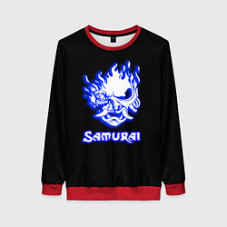 Женский свитшот Samurai logo ghost