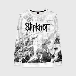 Женский свитшот Slipknot white graphite