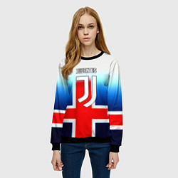 Свитшот женский Ювентус анг, цвет: 3D-черный — фото 2