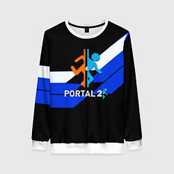 Свитшот женский Portal geometry, цвет: 3D-белый