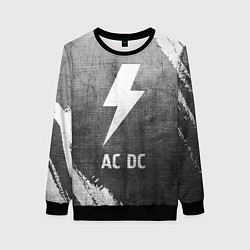 Свитшот женский AC DC - grey gradient, цвет: 3D-черный