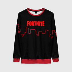 Свитшот женский Fortnite urban, цвет: 3D-красный