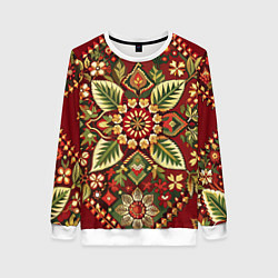 Женский свитшот Русские классические узоры и орнамент