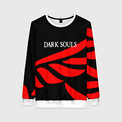 Свитшот женский Dark souls game wings, цвет: 3D-белый