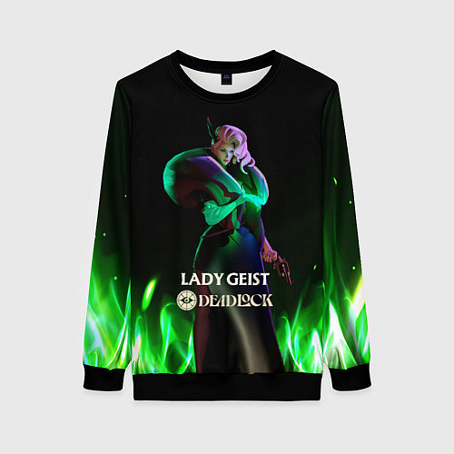 Женский свитшот Lady Geist Deadlock / 3D-Черный – фото 1