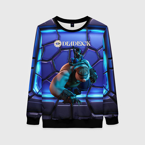 Женский свитшот Mo and Krill Deadlock / 3D-Черный – фото 1