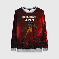 Свитшот женский Deadlock Seven, цвет: 3D-меланж