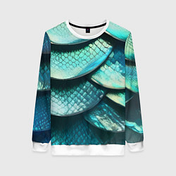 Женский свитшот Чешуя крупной рыбы