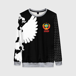 Женский свитшот СССР паттерн орёл