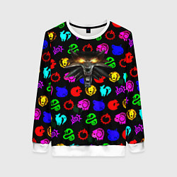 Свитшот женский Ведьмак x dota, цвет: 3D-белый