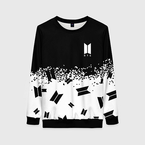 Женский свитшот Marshmello dj pattern краски / 3D-Черный – фото 1