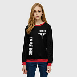 Свитшот женский Одни из нас логотип, цвет: 3D-красный — фото 2