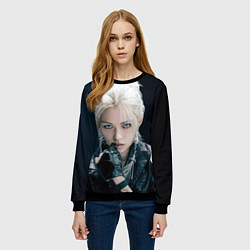 Свитшот женский Stray Kids Felix Giant concept, цвет: 3D-черный — фото 2