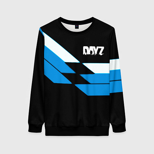 Женский свитшот Dayz geometry steel / 3D-Черный – фото 1
