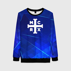 Свитшот женский My Chemical Romance blue poly, цвет: 3D-черный