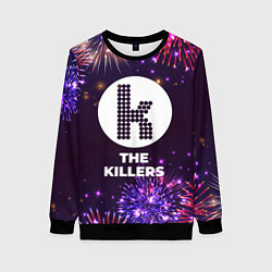 Свитшот женский Праздничный The Killers, цвет: 3D-черный