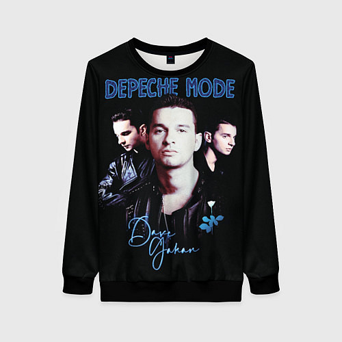 Женский свитшот Dave Gahan of Depeche Mode / 3D-Черный – фото 1