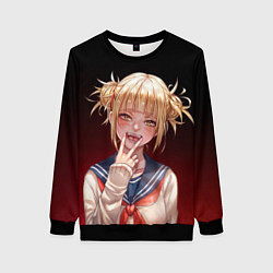 Свитшот женский Himiko Toga league of villains, цвет: 3D-черный