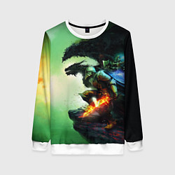 Свитшот женский Inquisition Dragon Age, цвет: 3D-белый