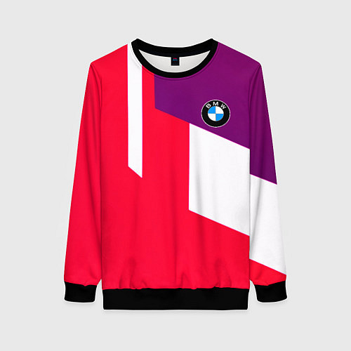 Женский свитшот BMW geometry sport / 3D-Черный – фото 1