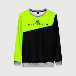 Женский свитшот New world geomerty