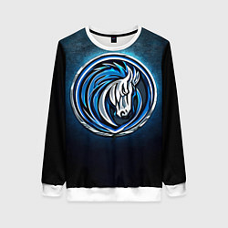 Свитшот женский Даллас Маверикс, цвет: 3D-белый