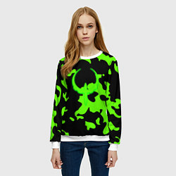 Свитшот женский Quake camo, цвет: 3D-белый — фото 2