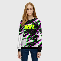 Свитшот женский Dayz кислотные краски, цвет: 3D-черный — фото 2