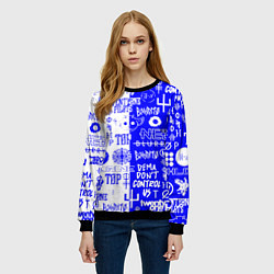 Свитшот женский Twenty one pilots лого, цвет: 3D-черный — фото 2