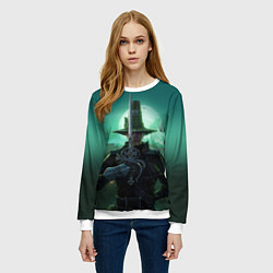 Свитшот женский Victor Saltzpyre - Warhammer, цвет: 3D-белый — фото 2