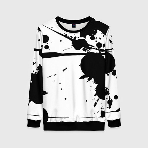 Женский свитшот Art blots - vanguard / 3D-Черный – фото 1