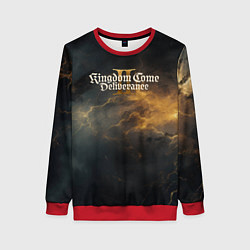 Свитшот женский Kingdom Come Deliverance 2 dark style, цвет: 3D-красный