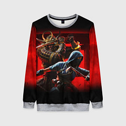 Свитшот женский Assassins Creed Тени, цвет: 3D-меланж