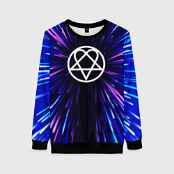 Свитшот женский HIM neon energy, цвет: 3D-черный