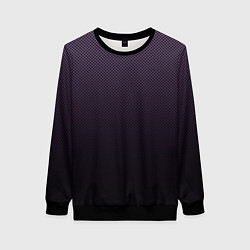 Женский свитшот Тёмный фиолетовый текстура в крапинку градиент